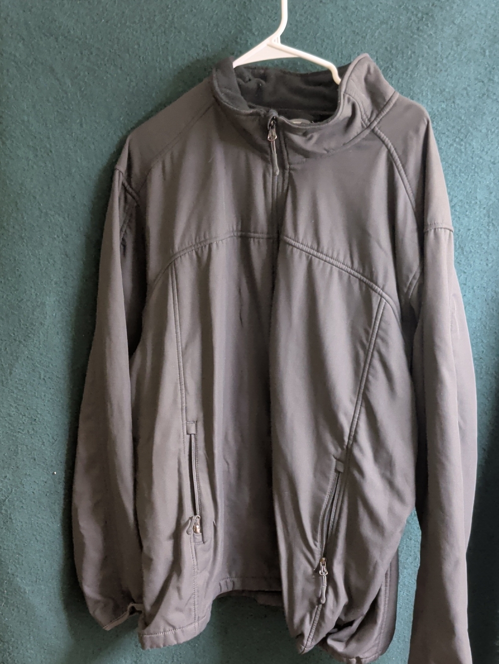 Champion Men's Charcoal Quarter-Zip Lightweight Jacket